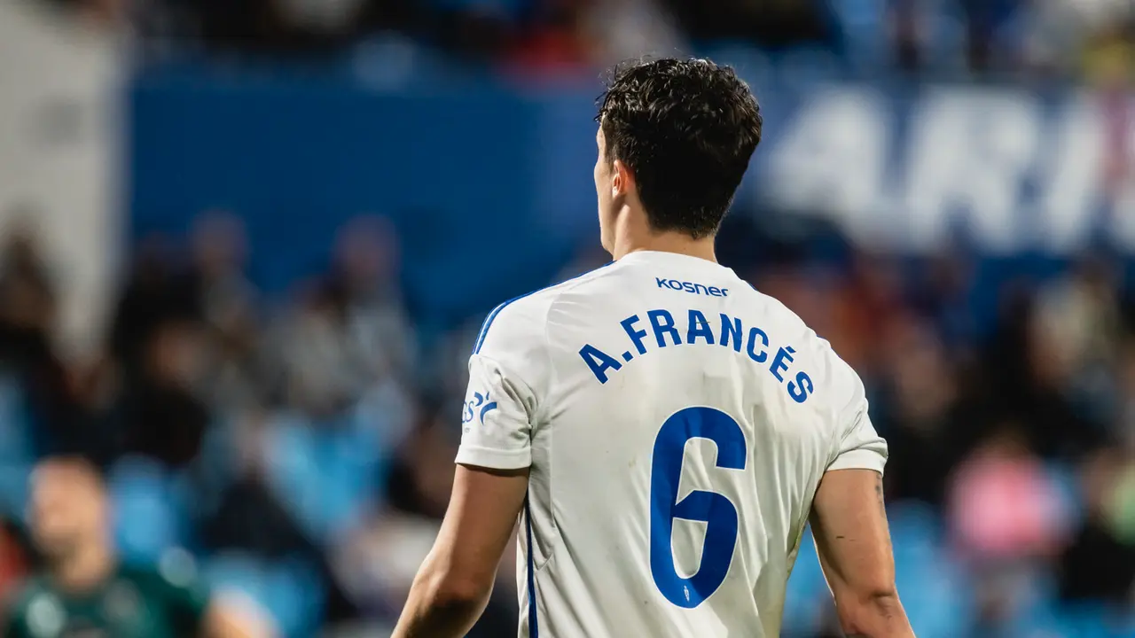 Alejandro Franc&eacute;s con el Real Zaragoza / MARCOS CEBRI&Aacute;N