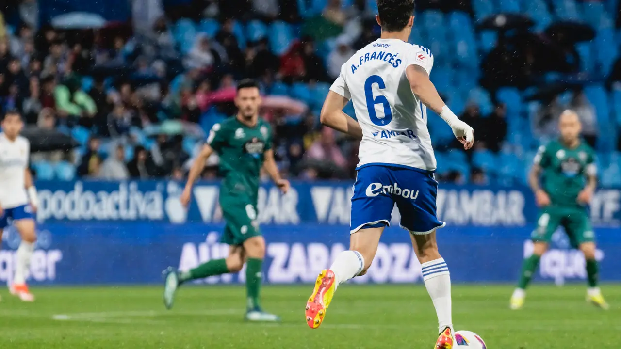 Alejandro Franc&eacute;s con el Real Zaragoza / MARCOS CEBRI&Aacute;N