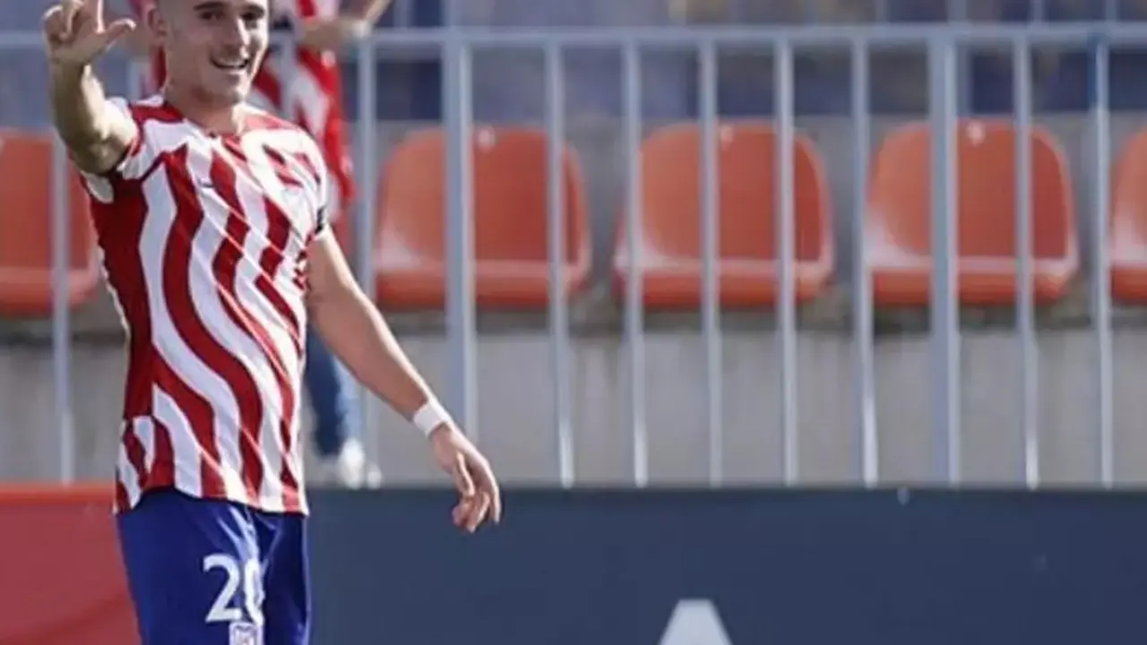 Diego Bri con el Atl&eacute;tico de Madrid / ATL&Eacute;TICO