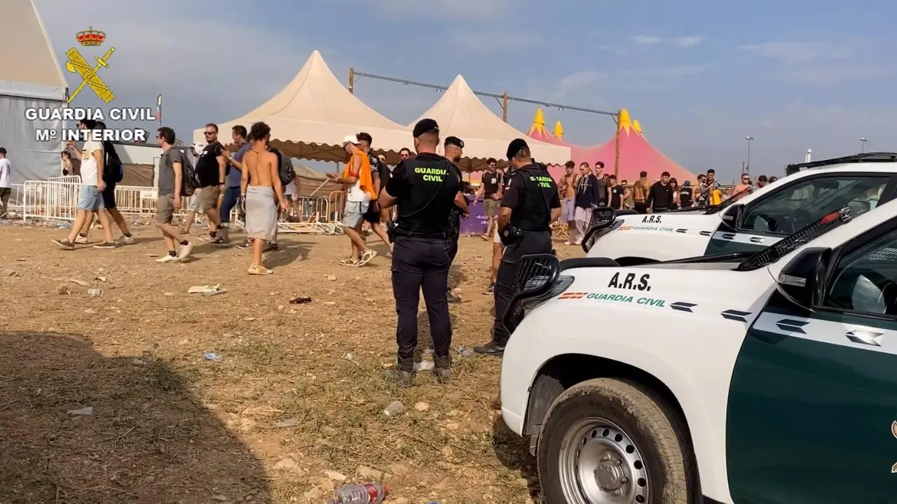 El hombre falleci&oacute; en el p&aacute;rking del festival sobre las seis de la tarde