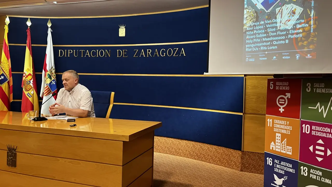 Eduardo Arilla, en la presentaci&oacute;n del Festival Amante de Borja / DPZ