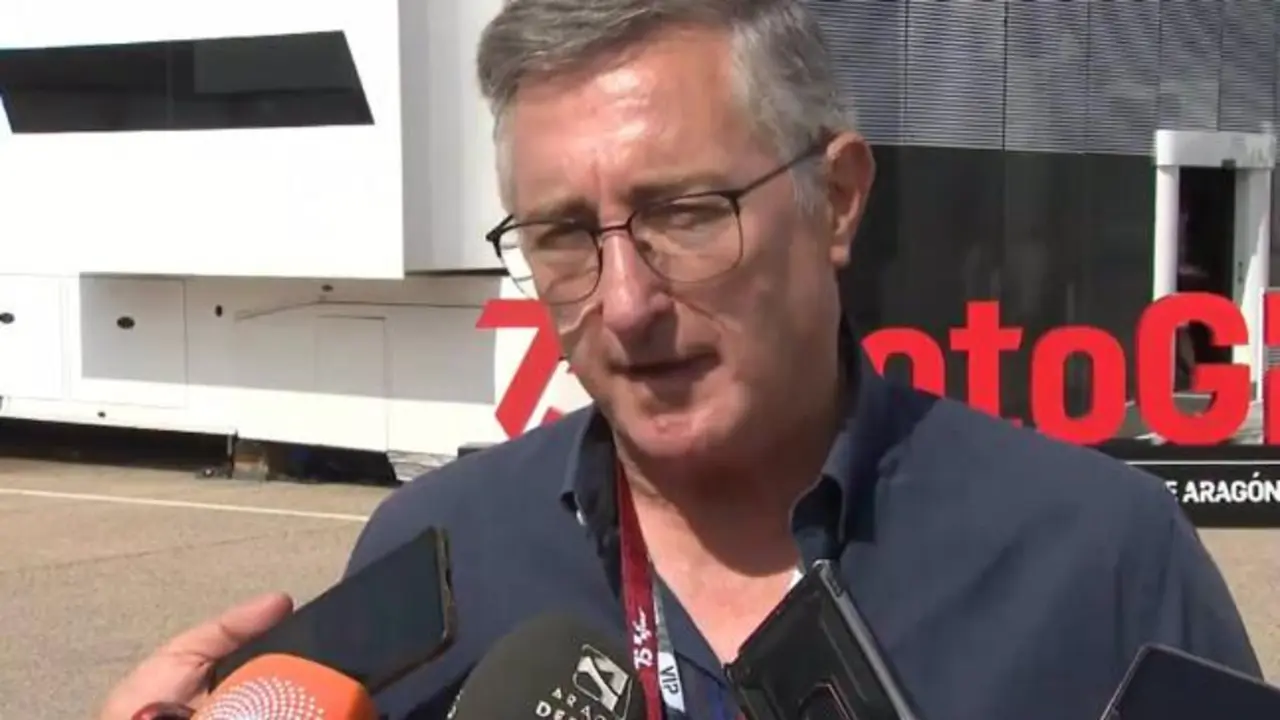 Manuel Blasco, en el Gran Premio de Arag&oacute;n MOTOGP