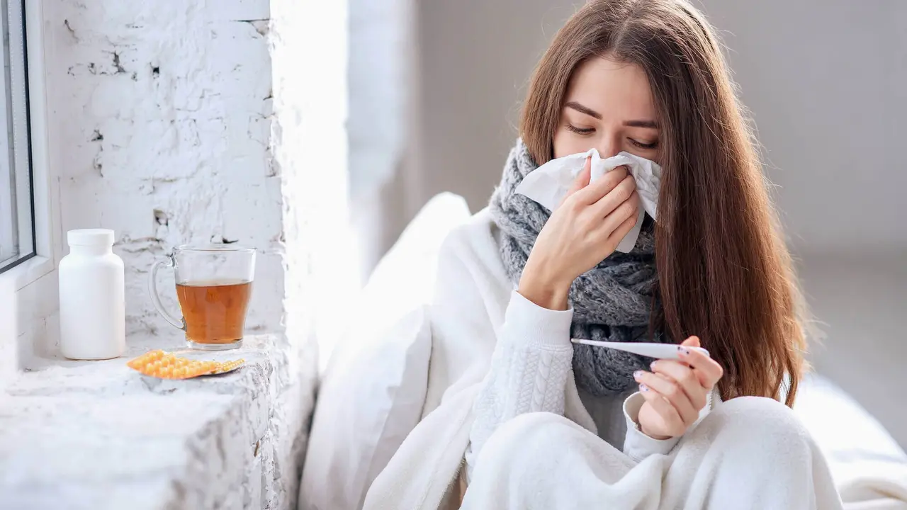 Una mujer con gripe / HOY ARAG&Oacute;N