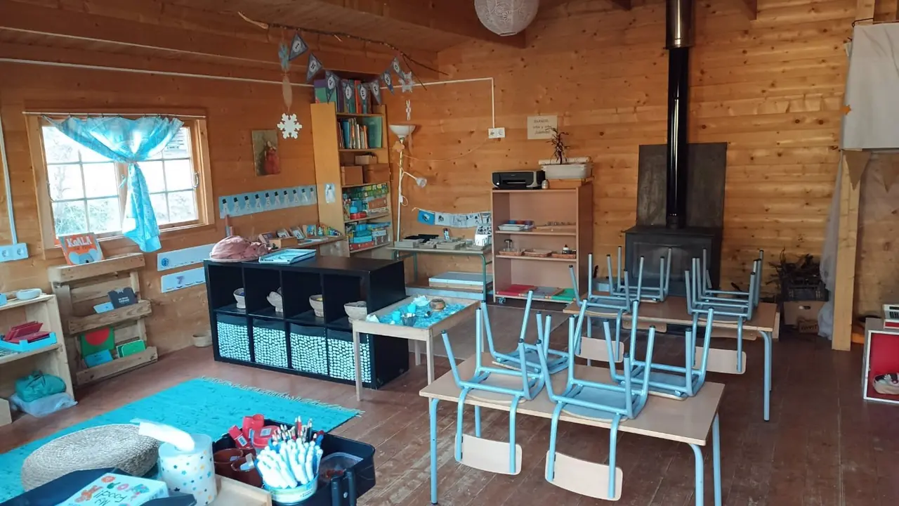 Aula de Educaci&oacute;n Infantil de Caneto. / E.P.