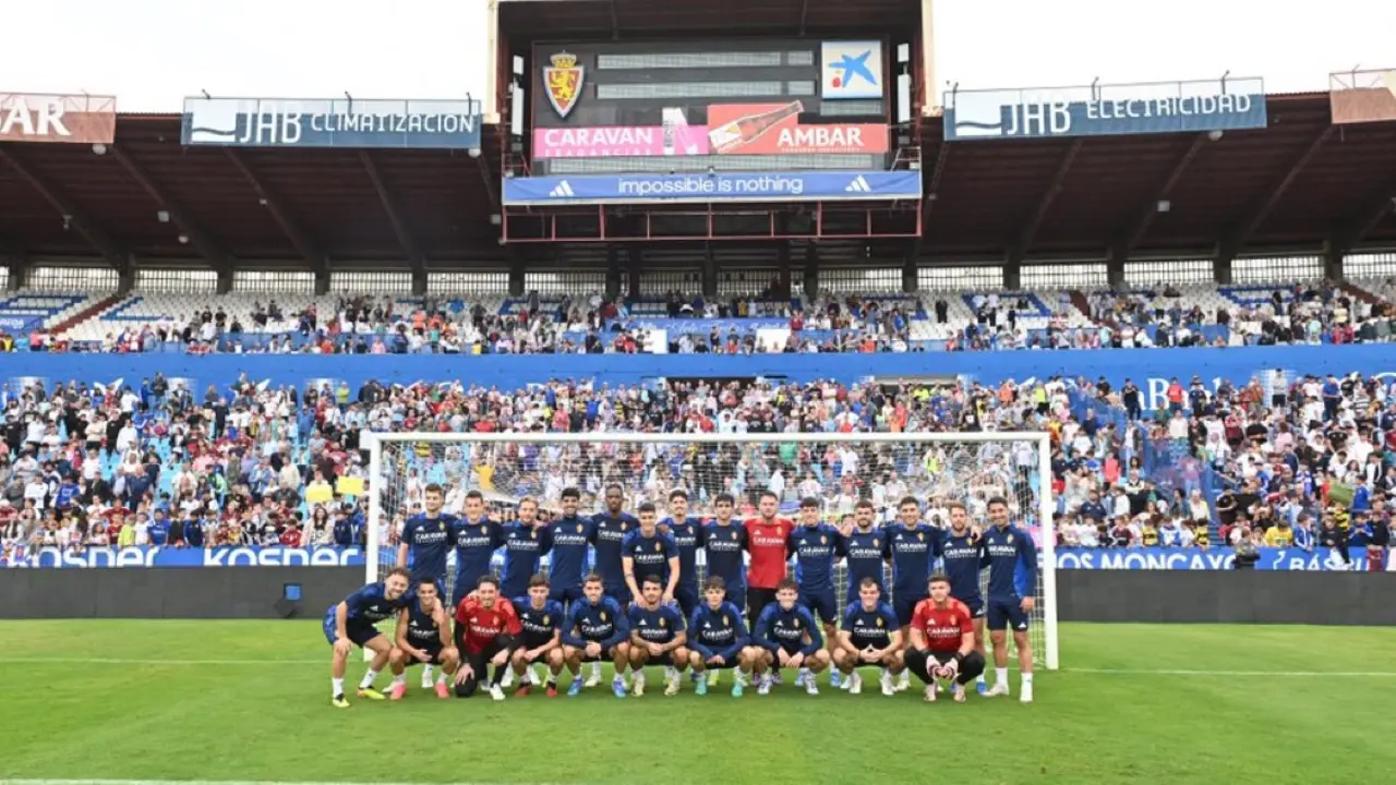 Entrenamiento del Real Zaragoza en La Romareda / REAL ZARAGOZA