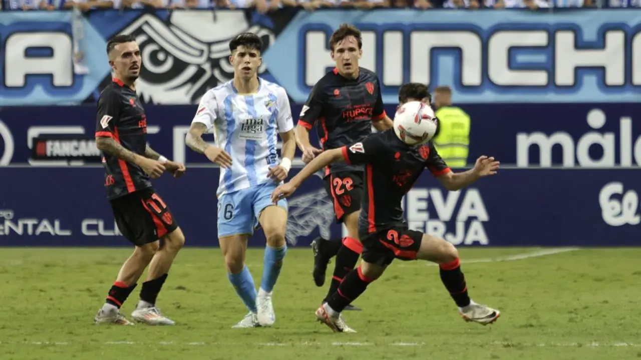La SD Huesca en M&aacute;laga / LFP