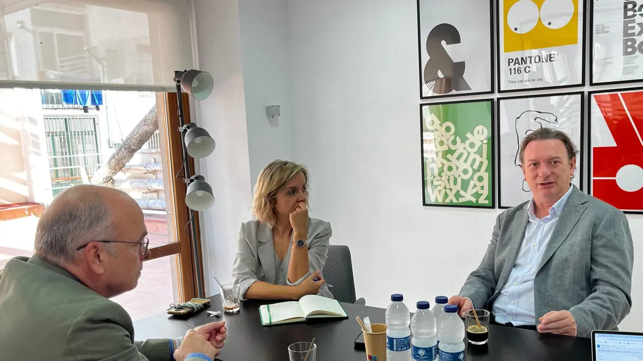 Jaime Armengol (Mobility City), Carmen Bartolom&eacute; (Circe) y &Aacute;ngel Gil (ALIA)
