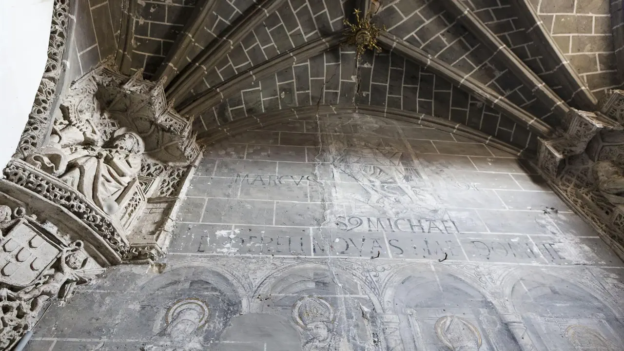 Capilla por restaurar en la catedral de Tarazona. / E.P.
