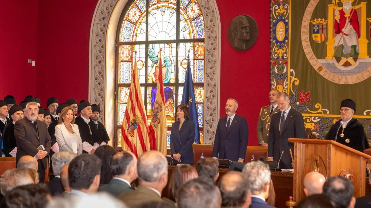 Inauguraci&oacute;n oficial del curso 2024-2025 de la Universidad espa&ntilde;ola.