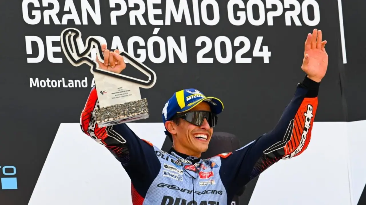 Marc M&aacute;rquez en MotorLand Arag&oacute;n / MOTORLAND
