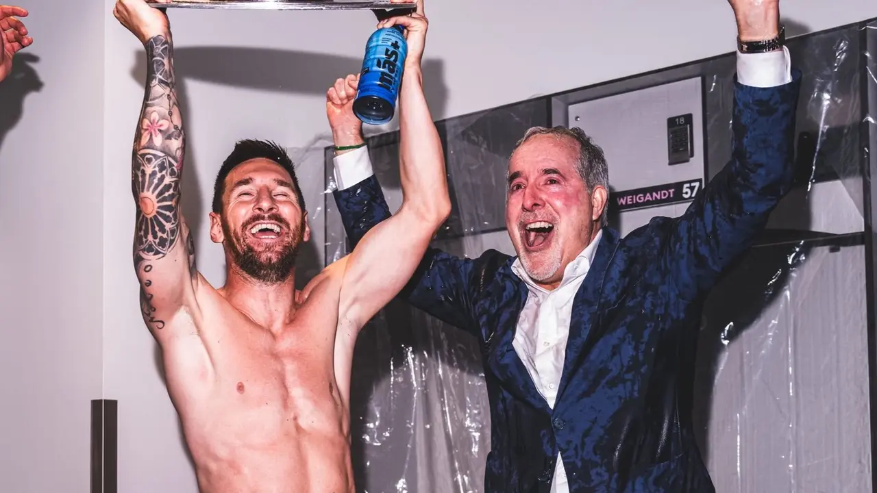 Jorge Mas y Leo Messi / INTER MIAMI
