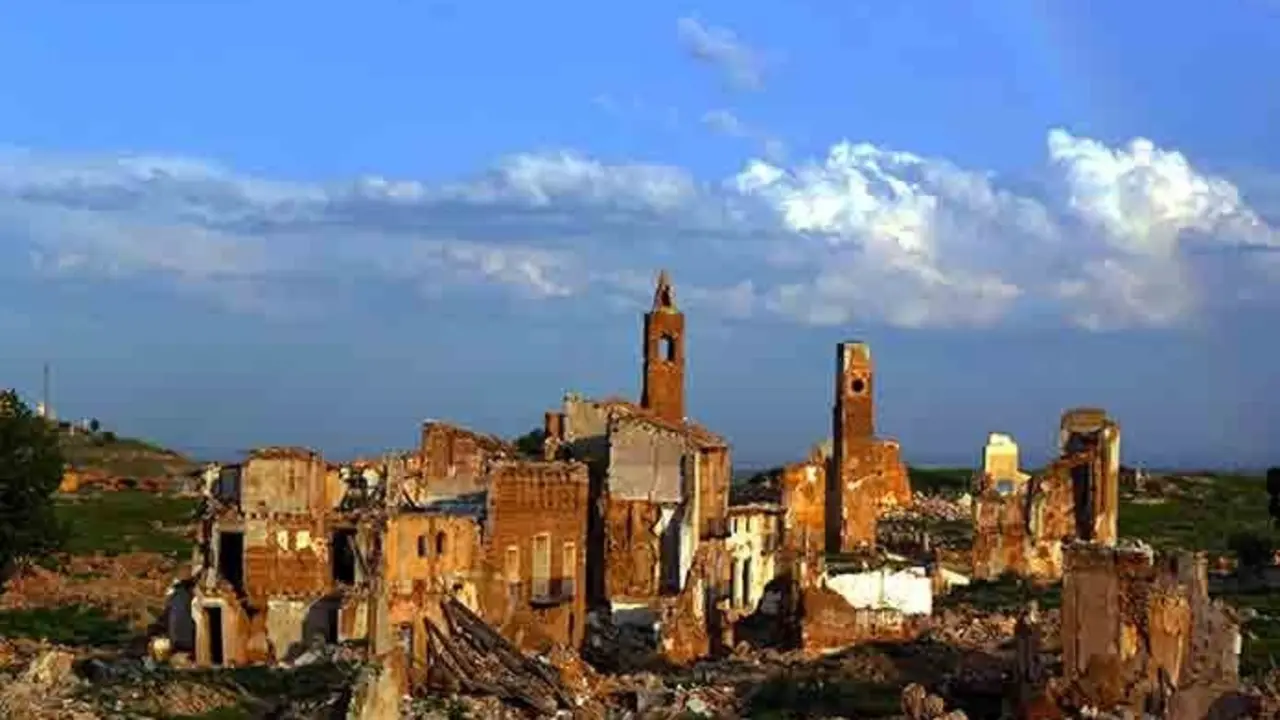 El Pueblo Viejo de Belchite sigue intacto desde el bombardeo de 1937 / Ayuntamiento de Belchite