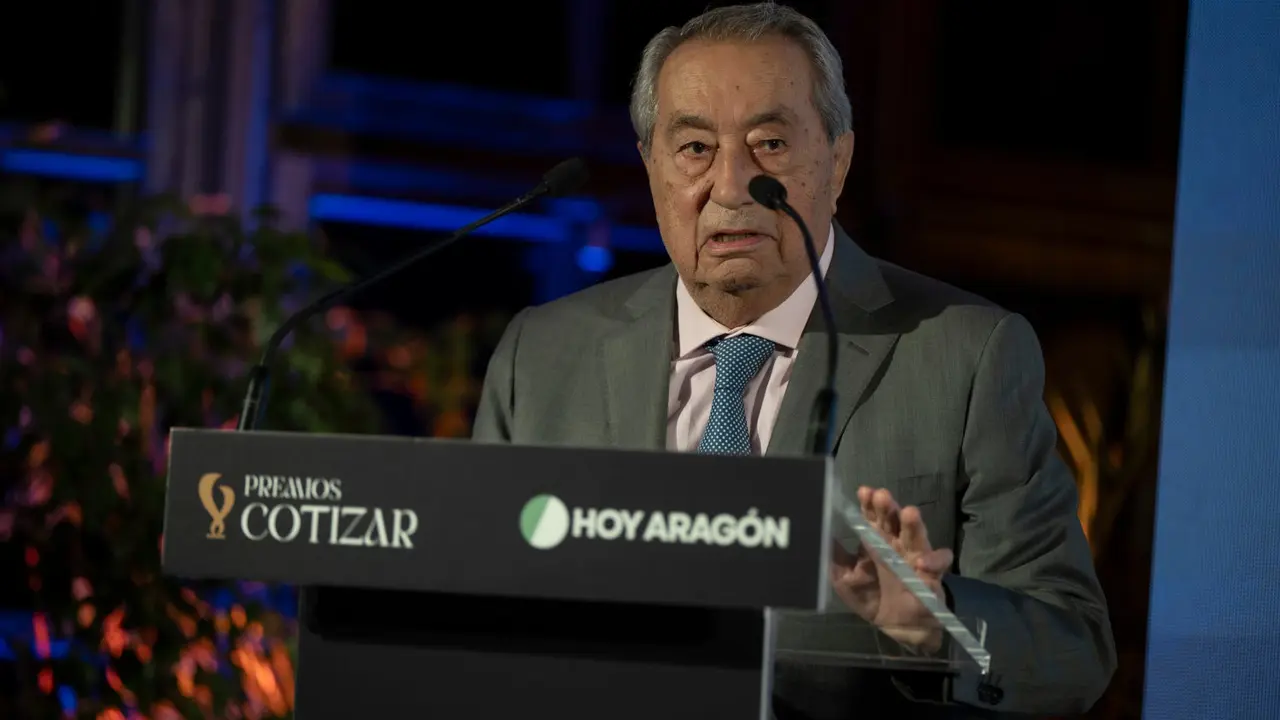 Miguel Carreras en los Premios Cotizar.