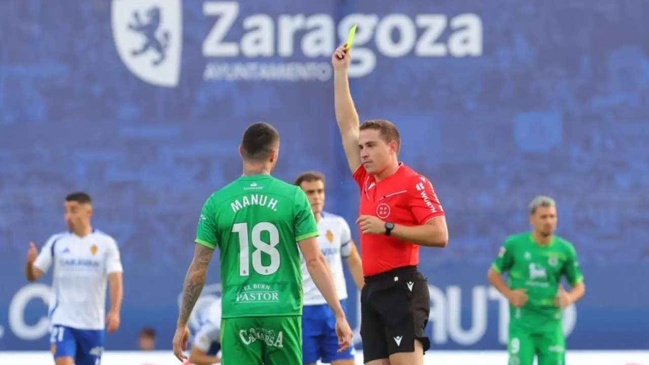 El colegiado Del Real Zaragoza-Racing / LFP