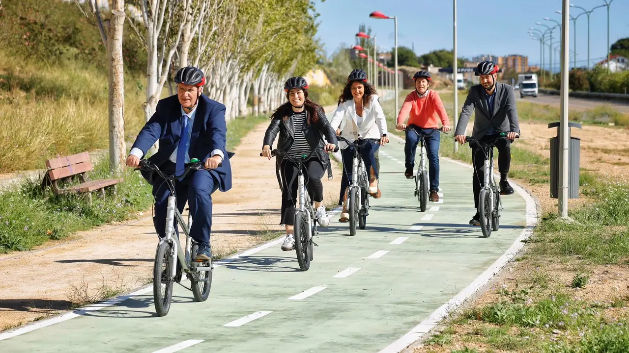 El nuevo carril bici que une Zaragoza con Cuarte de Huerva