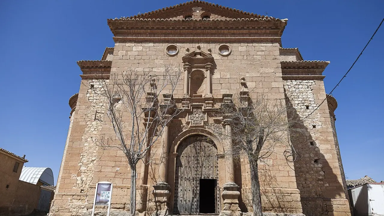 La ermita de San Clemente es uno de los templos barrocos m&aacute;s importantes de Arag&oacute;n / Turismo Campo de Belchite