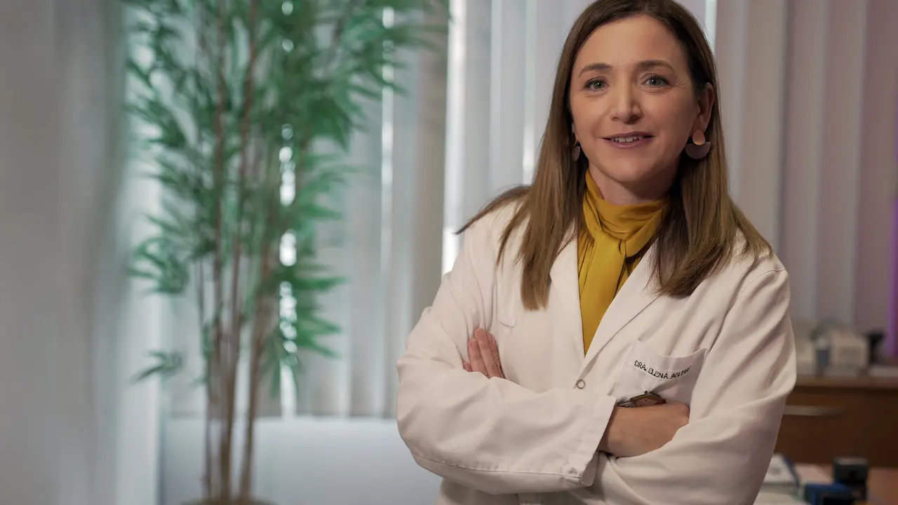 La doctora Elena Aguirre, directora del Instituto Oncol&oacute;gico Quir&oacute;nsalud Zaragoza.