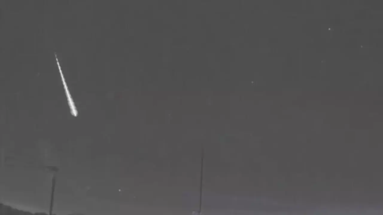 Imagen del b&oacute;lido que se pudo ver ayer en Zaragoza.