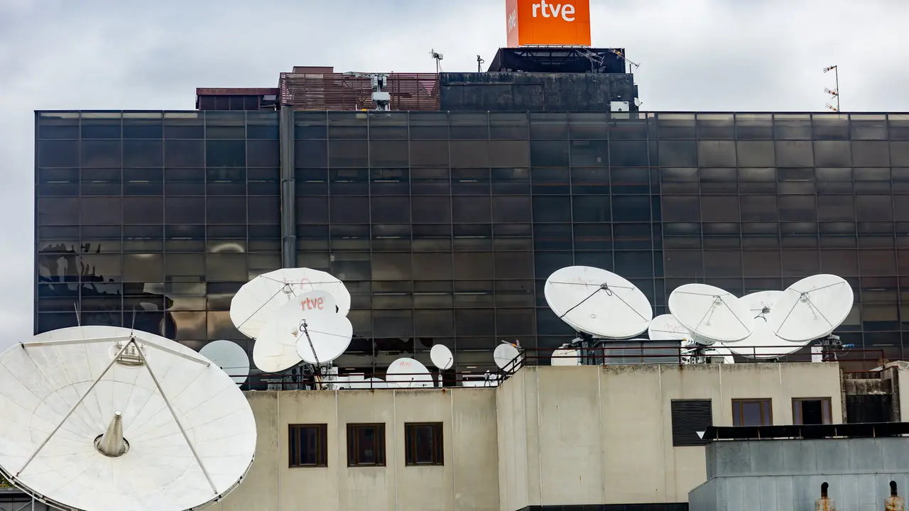 Fachada de la sede de RTVE