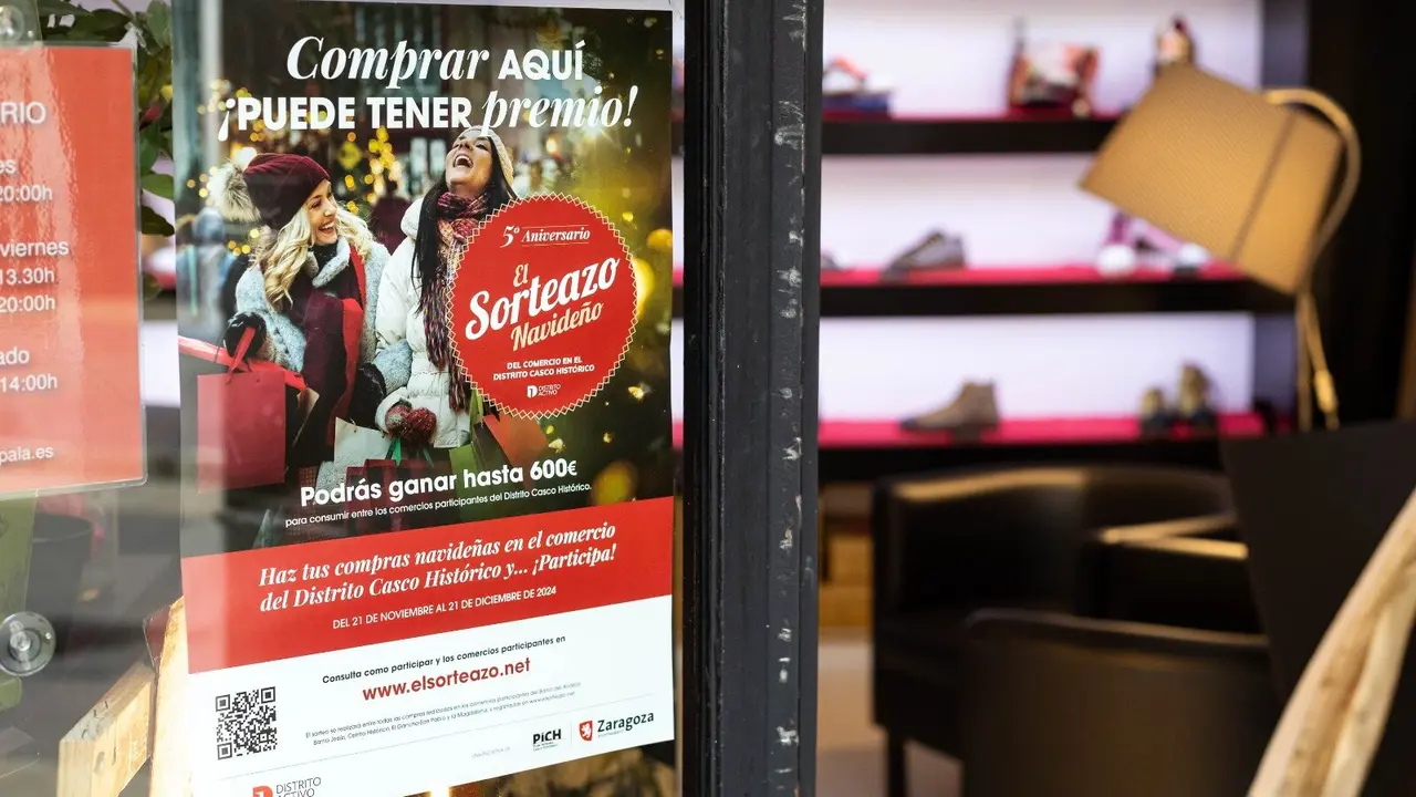Iniciativa Sorteazo navide&ntilde;o para favorecer las compras en el comercio de proximidad del Casco Hist&oacute;rico.