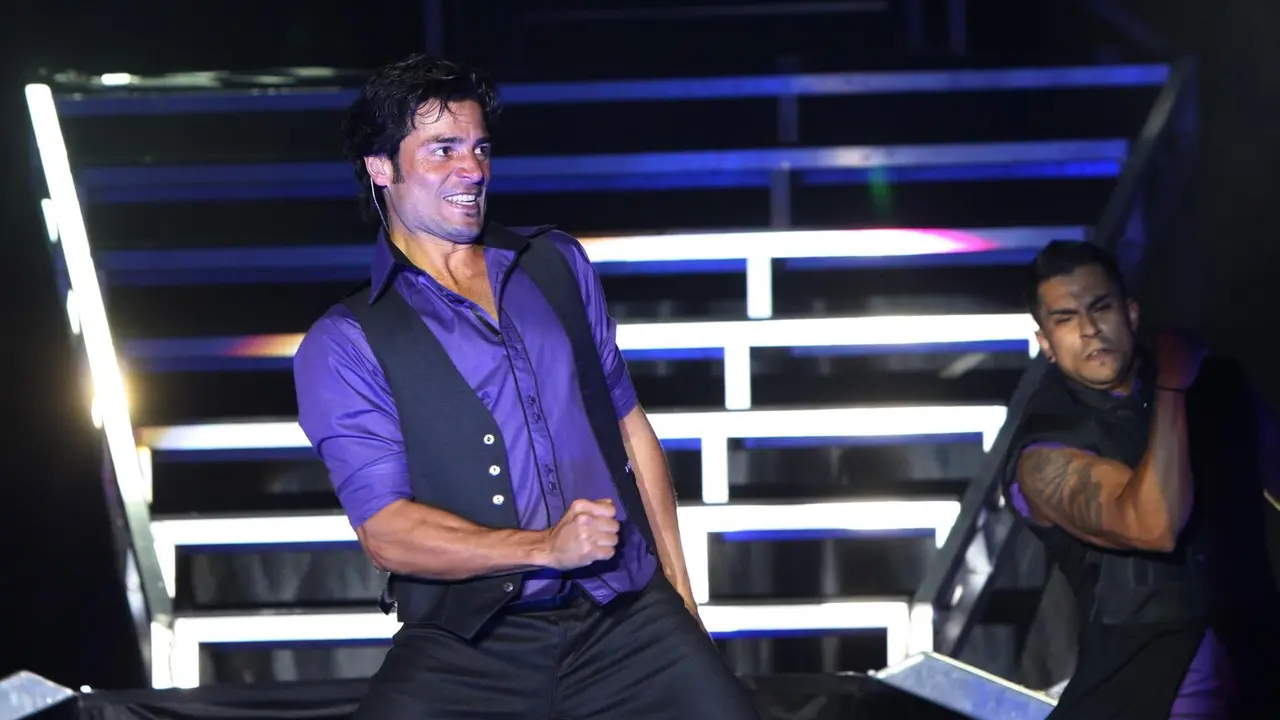 El cantante Chayanne, en uno de sus conciertos en Espa&ntilde;a