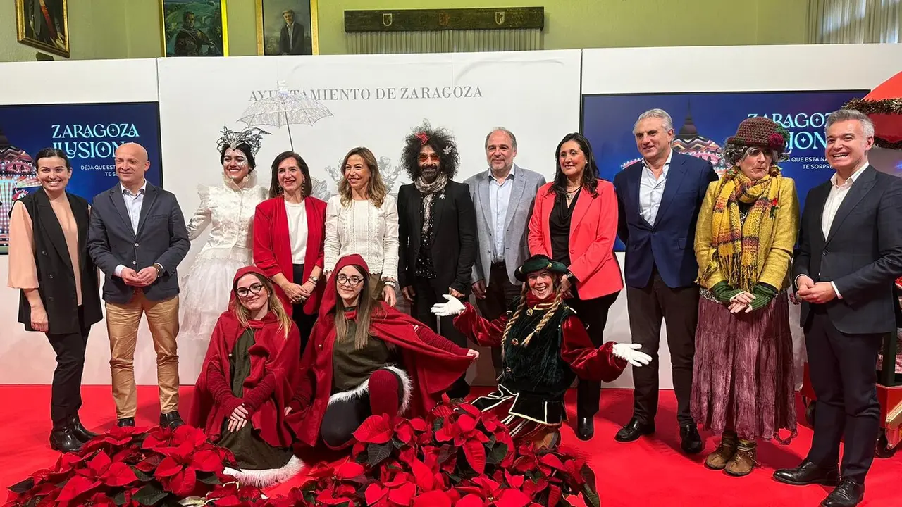 Presentaci&oacute;n de la Navidad en el Ayuntamiento de Zaragoza. HA