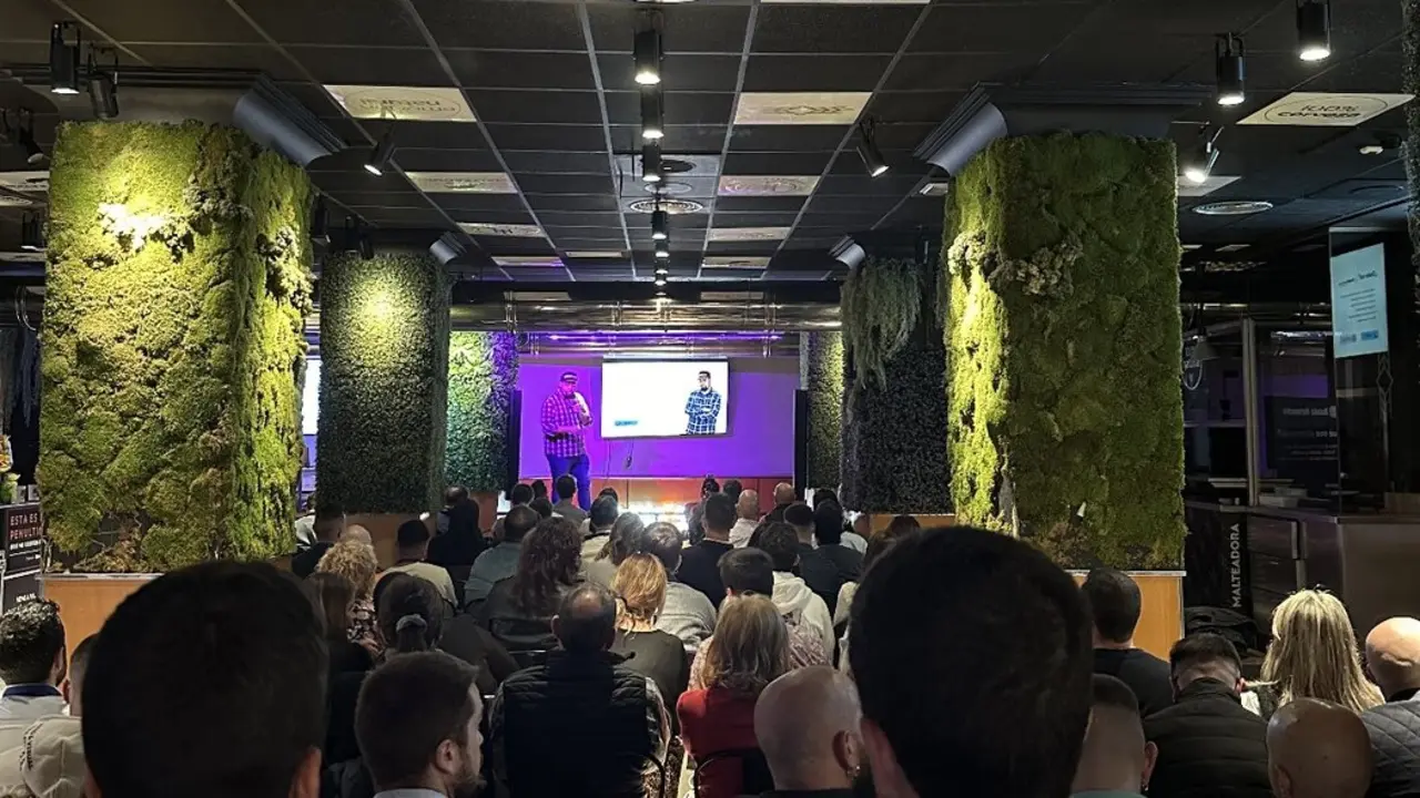 Momento del evento de Komunika ayer en Zaragoza