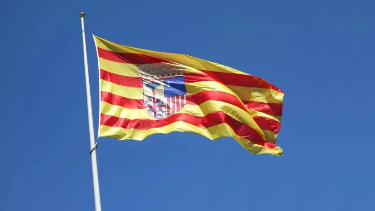 Bandera de Arag&oacute;n.