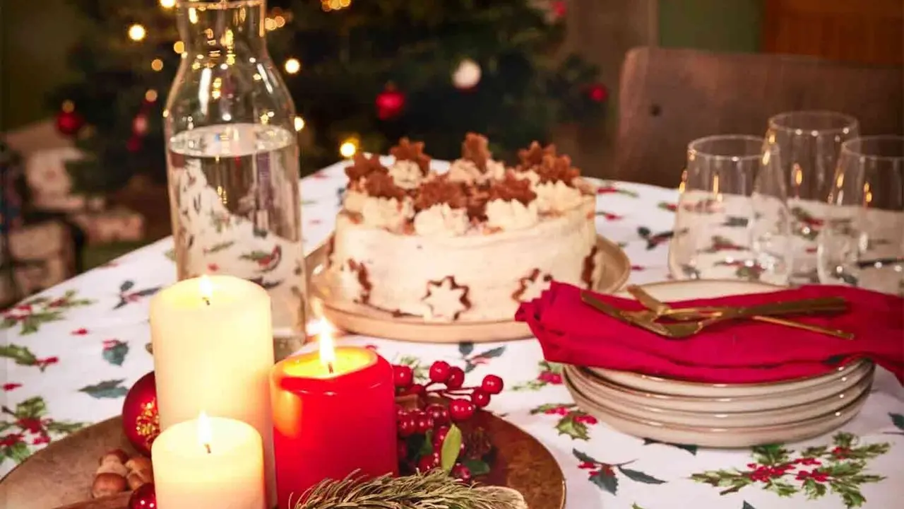 Mantel navide&ntilde;o / Lidl