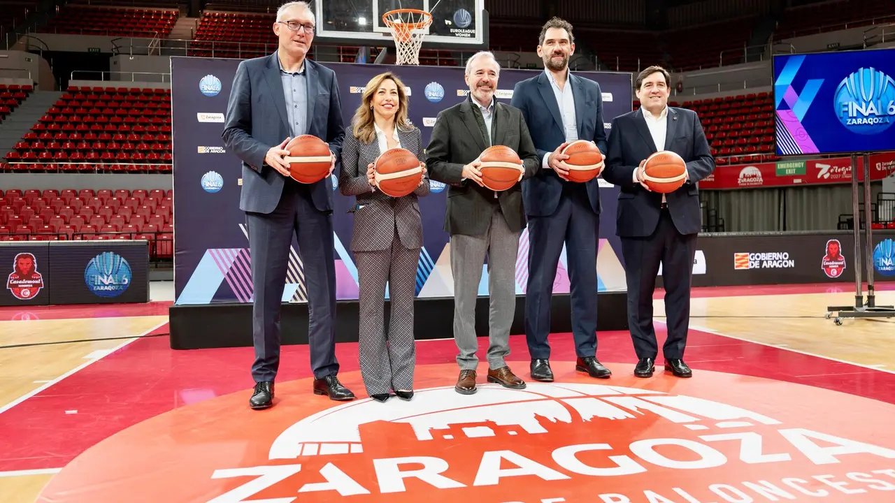 Anuncio oficial de Zaragoza como sede de la final de la Euroliga femenina de baloncesto