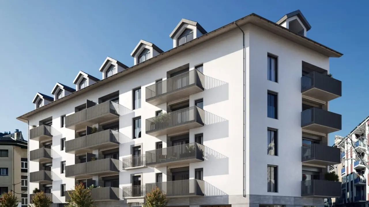 Iacca Residencial: obra nueva en pleno centro de Jaca / Brial