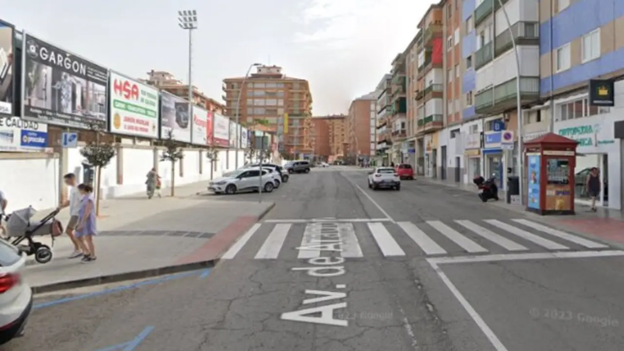 Paso de cebra donde falleci&oacute; la mujer_ Google Stree View