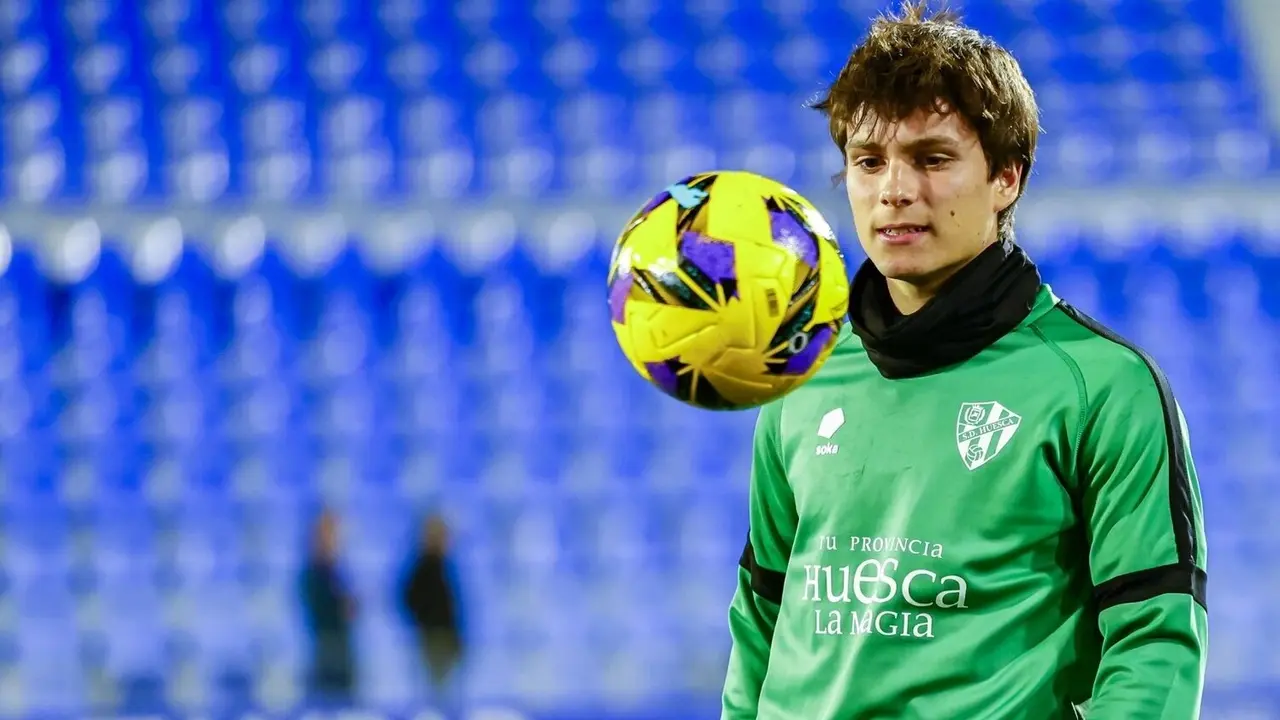 Willy Chatiliez con la SD Huesca / SD HUESCA