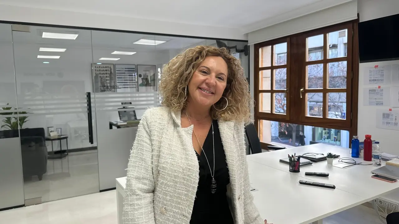 Arantza Carrillo, directora del Colegio Alem&aacute;n de Zaragoza. / MN