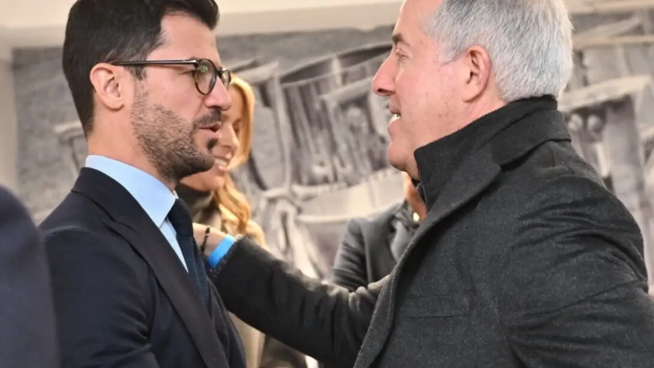 Jorge Mas con Fernando L&oacute;pez / REAL ZARAGOZA