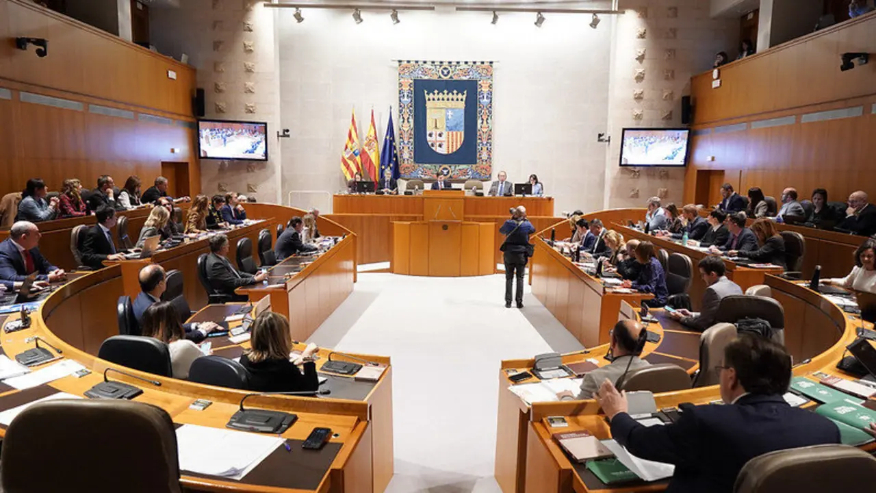 Debate sobre la Ley de Energ&iacute;a en el pleno en la Aljafer&iacute;a