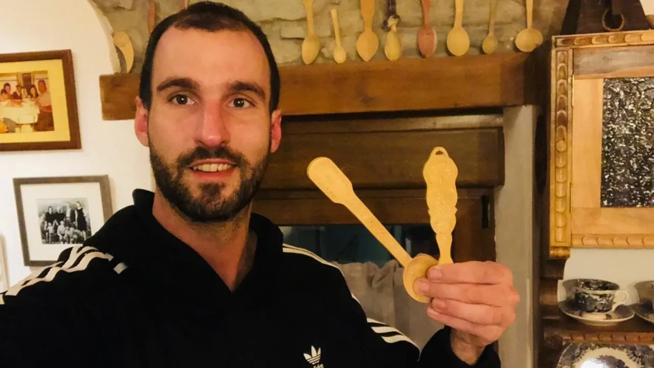 Chorche Terr&eacute;n es artesano de la madera / C.T.