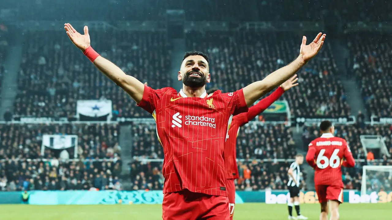 Salah con el Liverpool / LFC