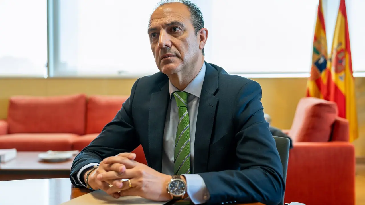 El consejero de Sanidad, Jos&eacute; Luis Bancalero, durante una entrevista con HOY ARAG&Oacute;N / &Aacute;lvaro Calvo para HOY ARAG&Oacute;N