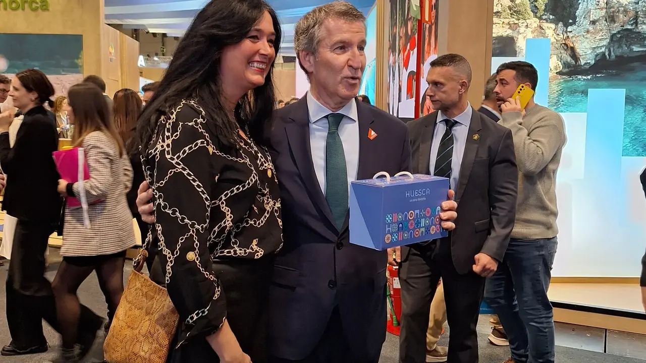 Lorena Orduna y Alberto N&uacute;&ntilde;ez Feij&oacute;o en FITUR