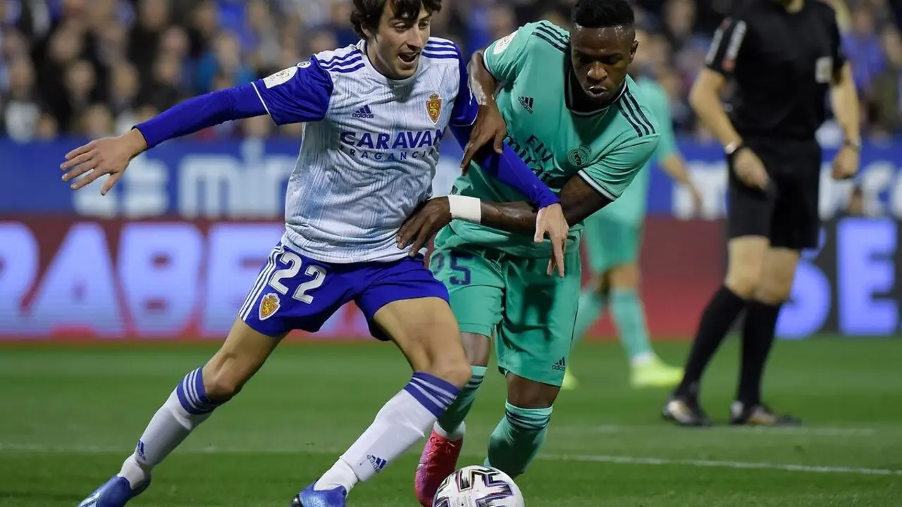 Imagen del &uacute;ltimo encuentro disputado entre Real Zaragoza y Real Madrid, en la Copa del Rey 2020