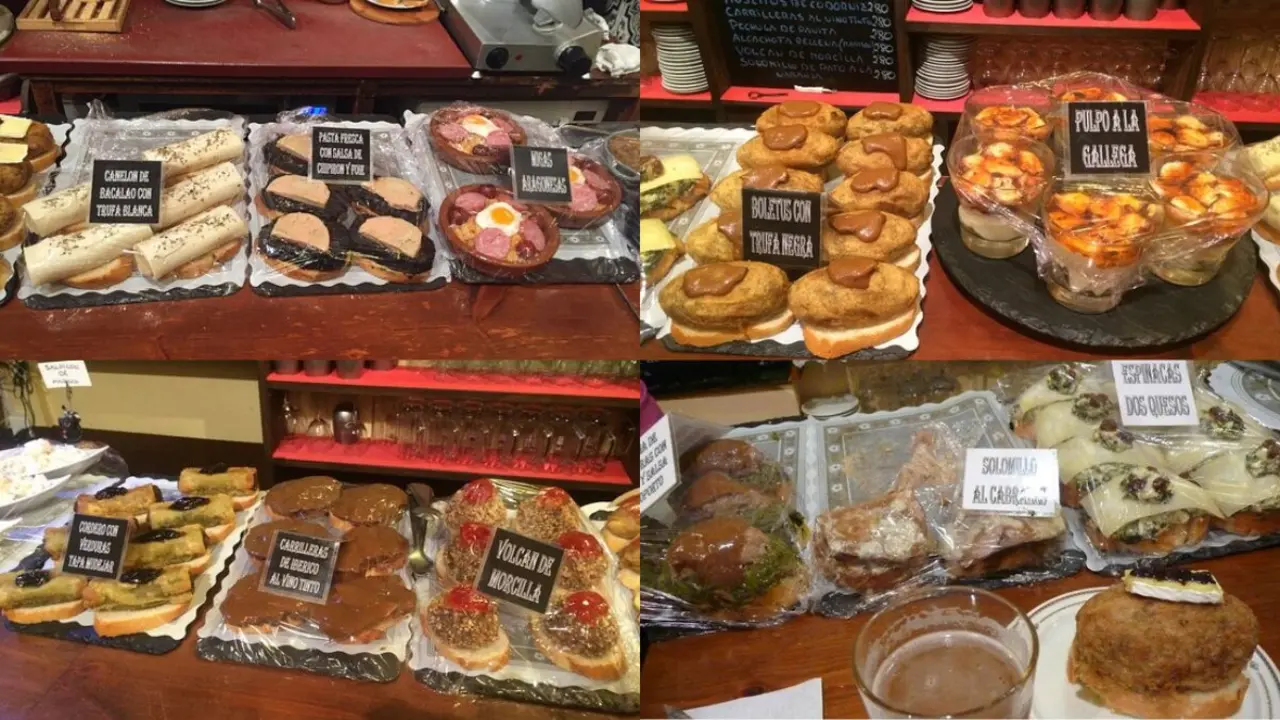 Barra de tapas de Los Victorinos.