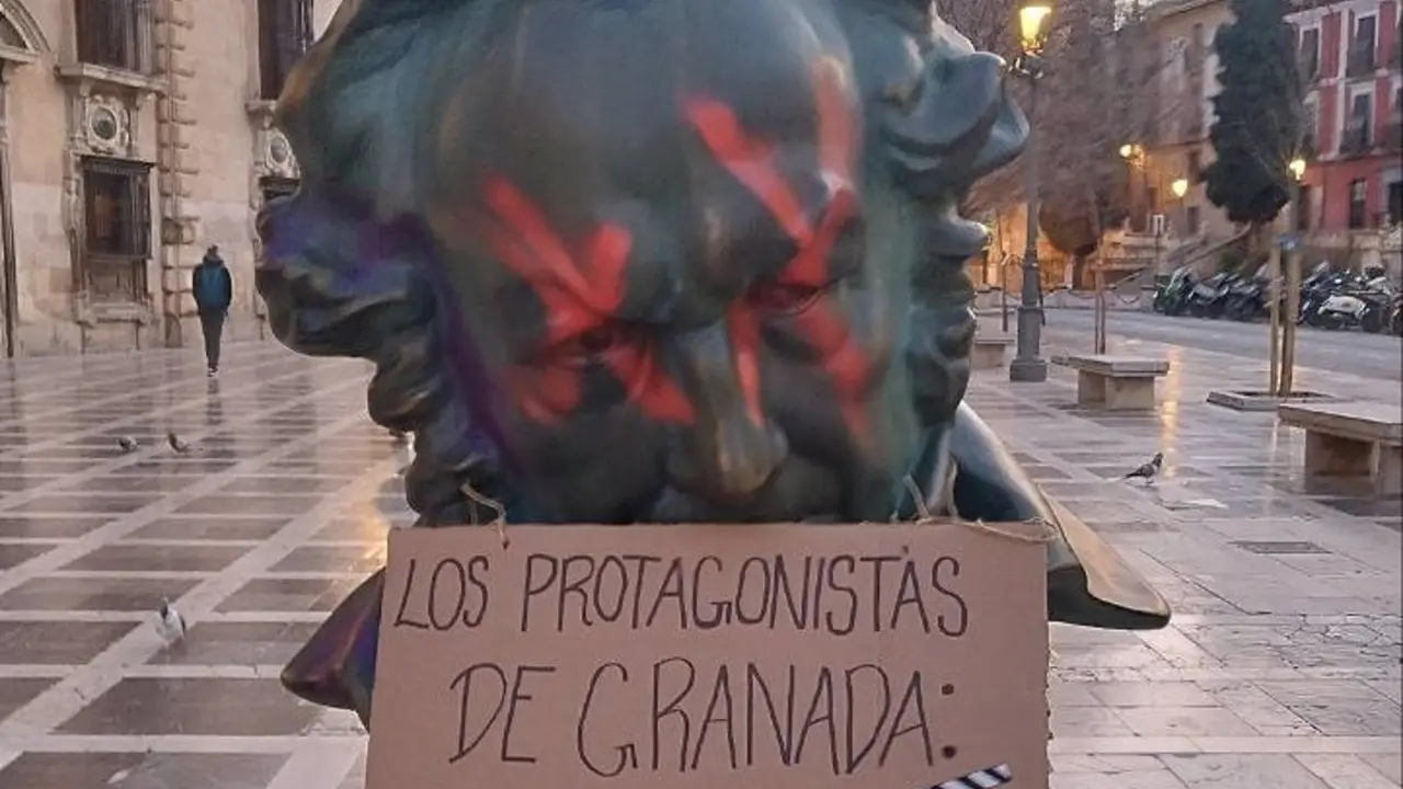 Goya de Plaza Nueva en la ma&ntilde;ana de este jueves / FRIDAYS FOR FUTURE