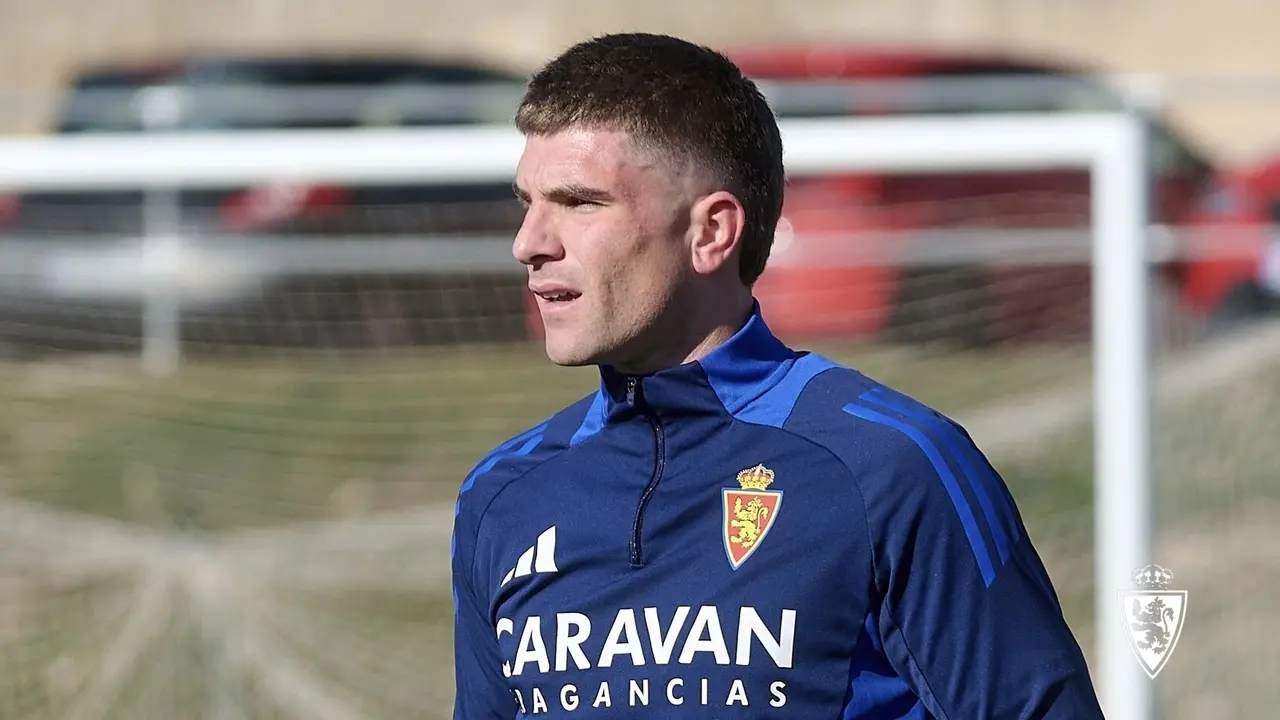 Ra&uacute;l Guti durante un entrenamiento / Real Zaragoza