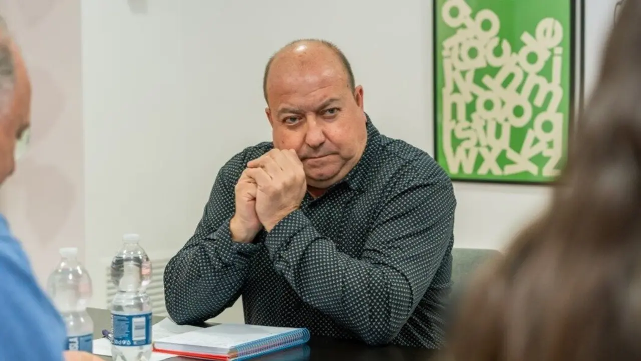 Santos Navarro, presidente de la comarca Cinco Villas. / &Aacute;LVARO CALVO