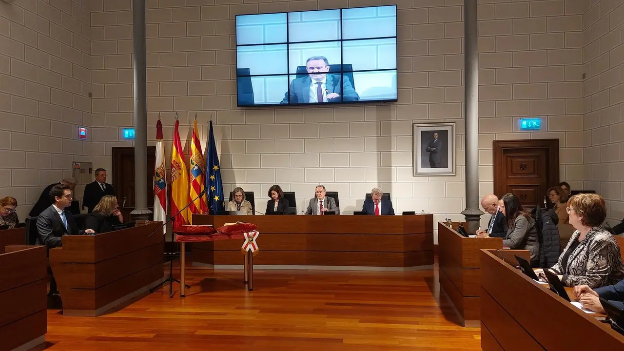Pleno de la Diputaci&oacute;n Provincial de Zaragoza (DPZ) / EUROPA PRESS