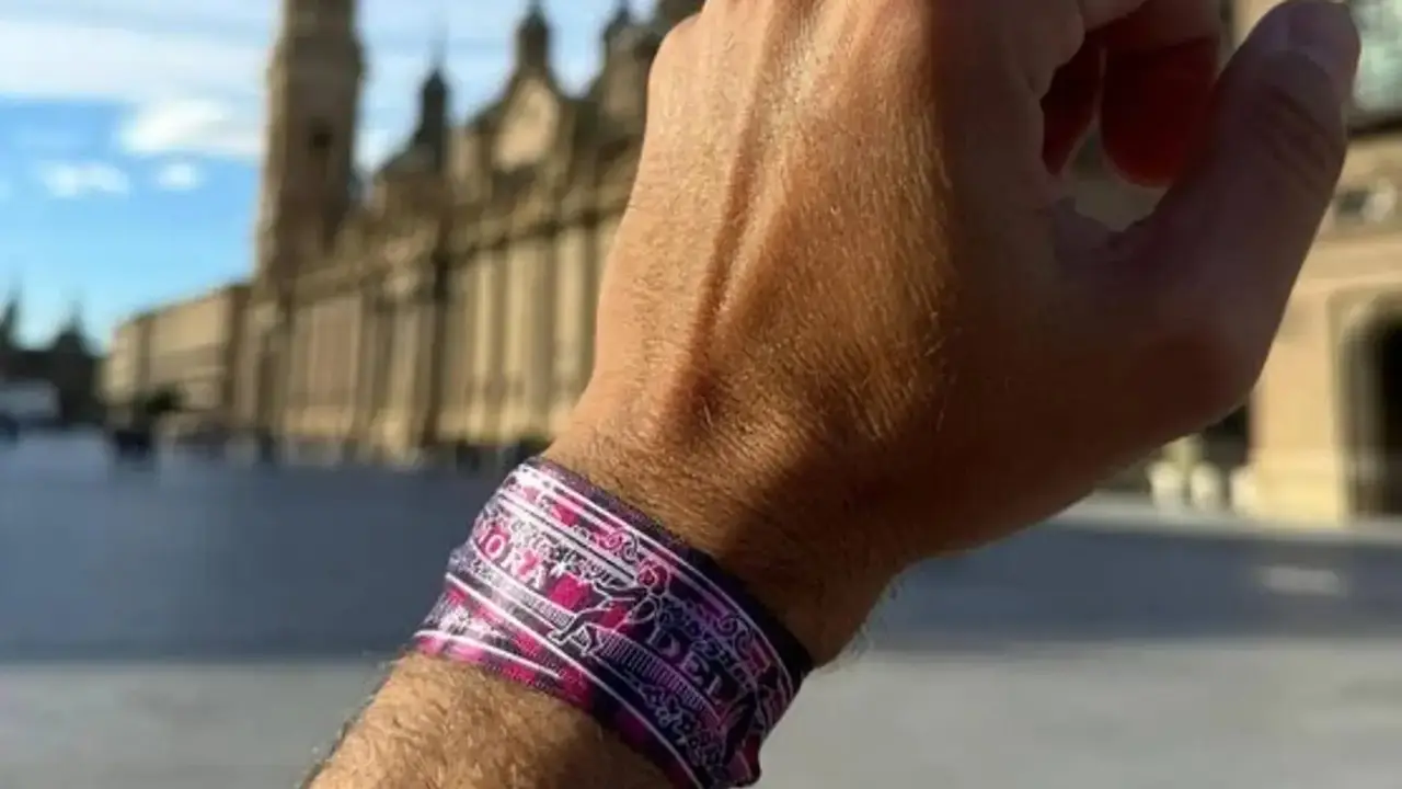 Cinta del Pilar con estampado de Cachirulo.