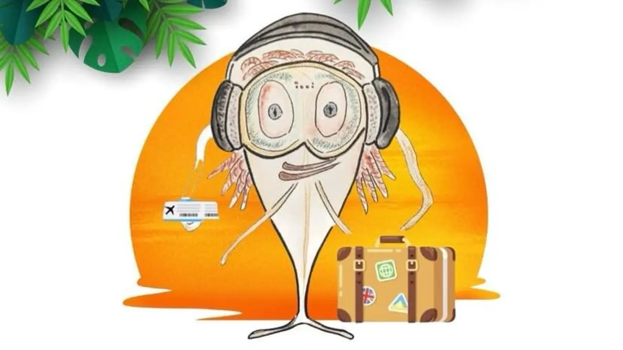 La mascota del podcast, Gerardina, la Giardia viajera / @dr_livingstone_podcast