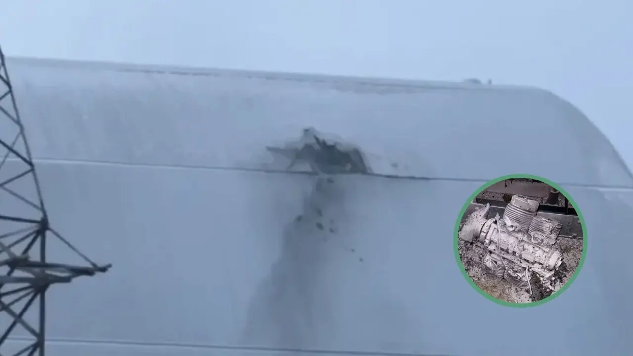 Im&aacute;genes del ataque con drones de Rusia a Chern&oacute;bil | X/Ej&eacute;rcito Ucrania