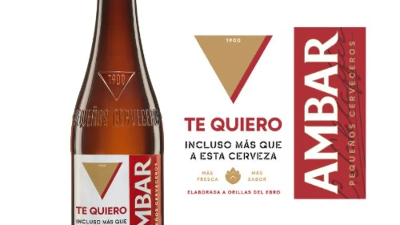 Pack de 12 botellas Ambar Especial "Te quiero incluso m&aacute;s que a esta cerveza"